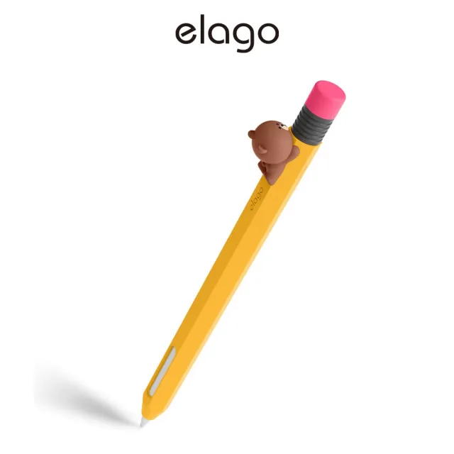 【Elago】Apple Pencil 2代&Pro LINE好友筆套 限定款(矽膠保護套 熊大 兔兔 莎莉)