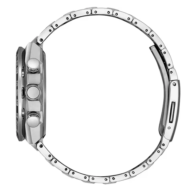 【CITIZEN 星辰】GENTS 光動能 鈦 電波對時 計時男錶 父親節 送禮 禮物推薦(CB5966-69E)
