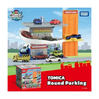 【TOMICA】交通世界 旋轉停車塔 附小車(小汽車 場景)