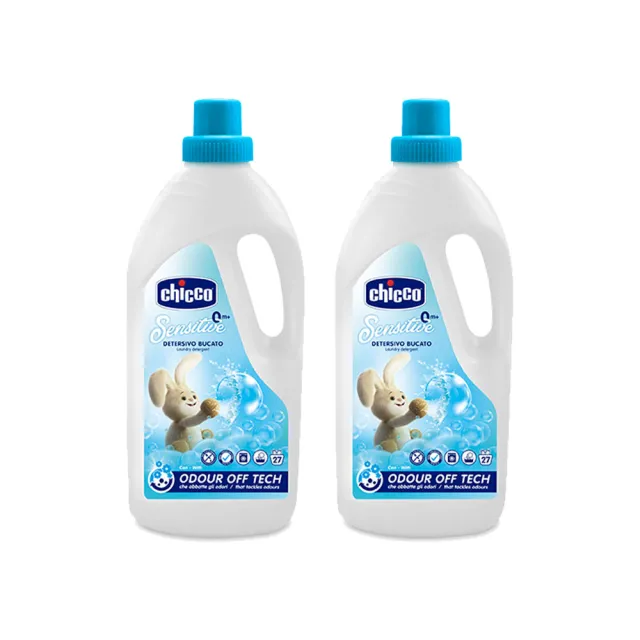 【Chicco 官網直營】買一送一★超濃縮嬰兒洗衣精1.5L(嬰幼兒/成人洗衣精)