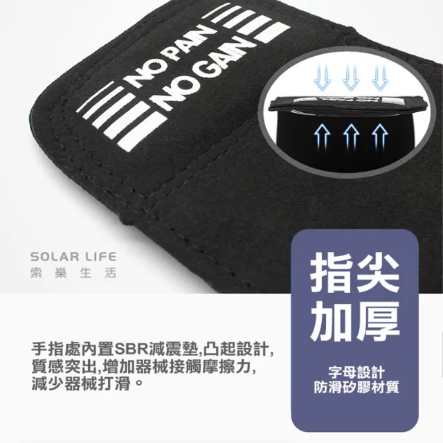 【AOLIKES 奧力克斯】重訓健身護掌防滑助力帶/一雙(防滑護掌 傳統拉力帶 健身手套 引體向上 握力帶)