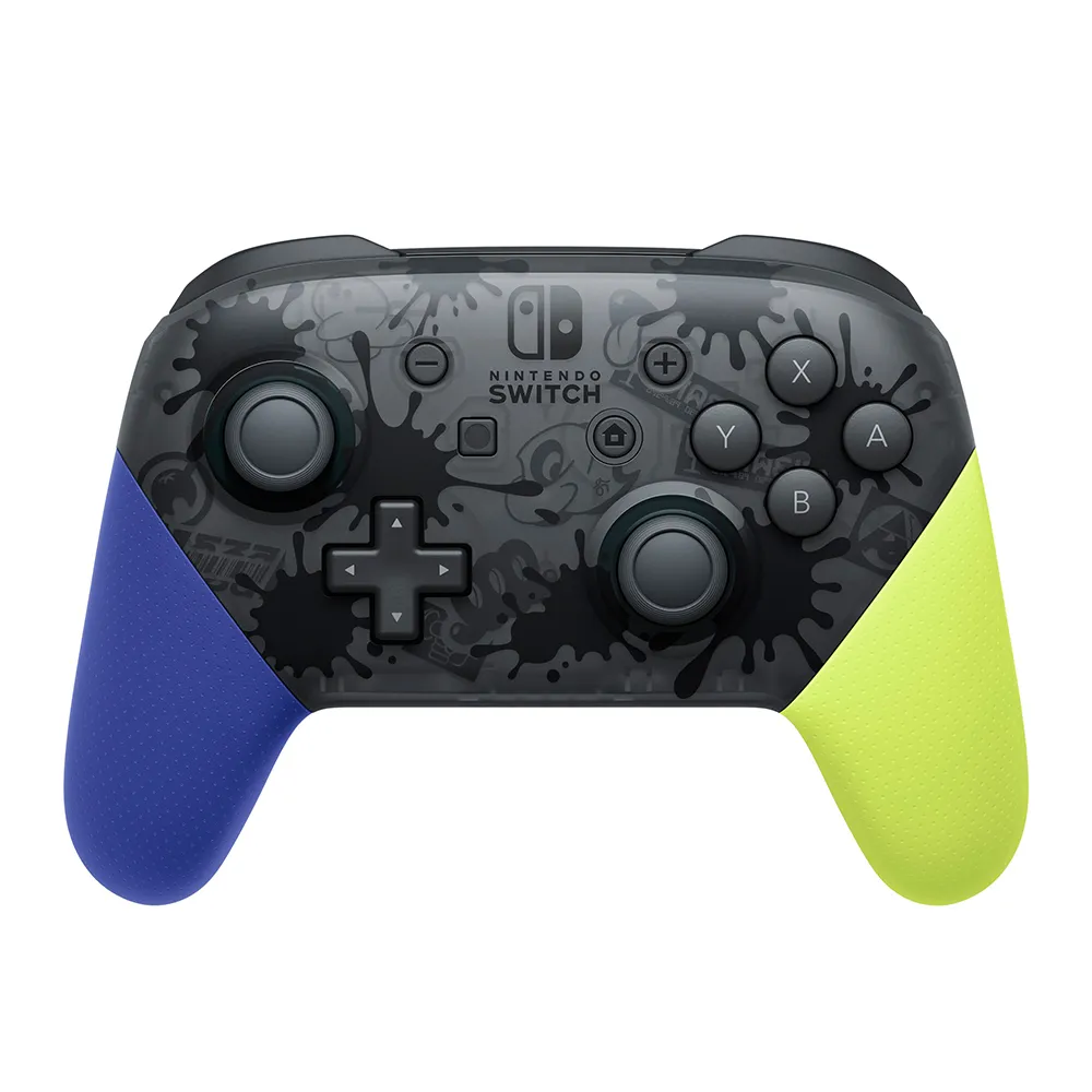 【Nintendo 任天堂】Switch Pro控制器 斯普拉遁3版 漆彈大作戰3(台灣公司貨)