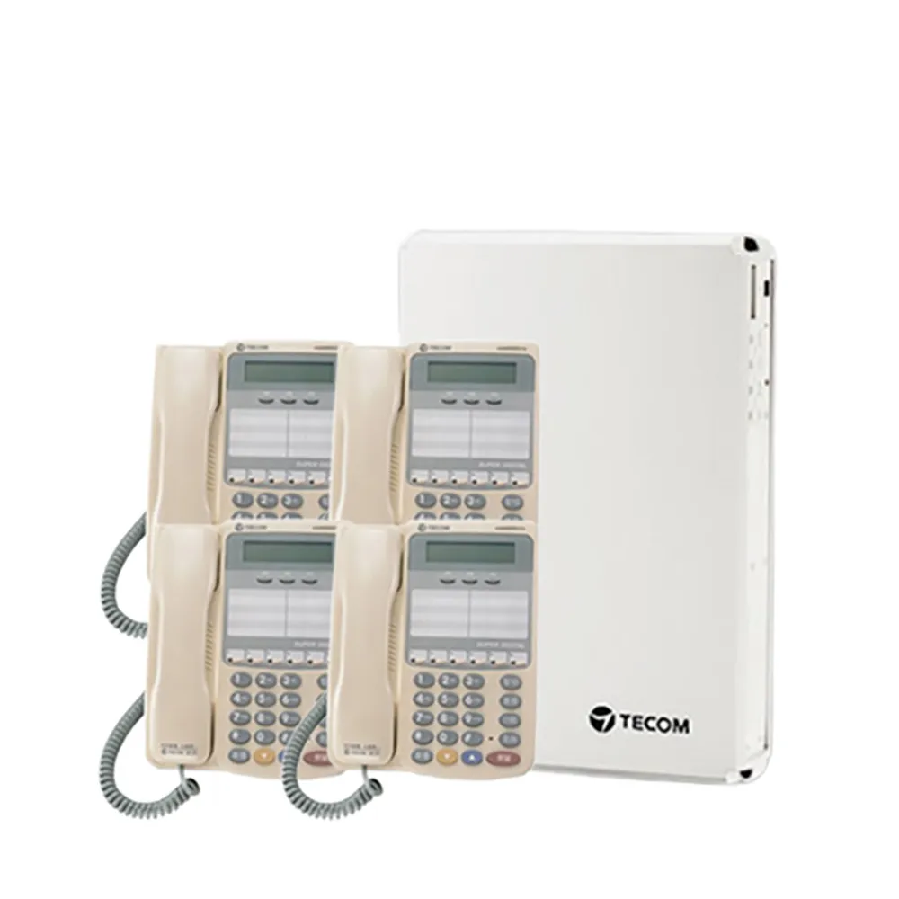 【CHANG YUN 昌運】東訊話機組合 SD-616A 3外線/8內線 數位電話總機+SD-7706E 6鍵 顯示型話機*4