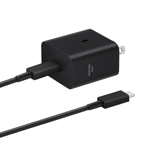 【Samsung 三星】原廠新款 45W 快充旅充組 Type C_內附5A/1.8m快充線(EP-T4511/台灣公司貨)