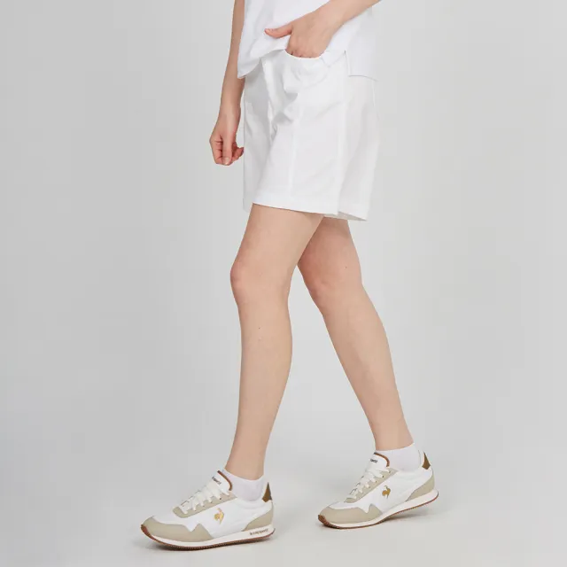 【LE COQ SPORTIF 公雞】休閒經典平織短褲 女款-3色-LWT82381