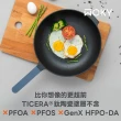 【WOKY 沃廚】Ticera系列-哈哈鍋2.0 不沾深煎鍋28CM(含玻璃鍋蓋；贈萬用矽膠料理夾)
