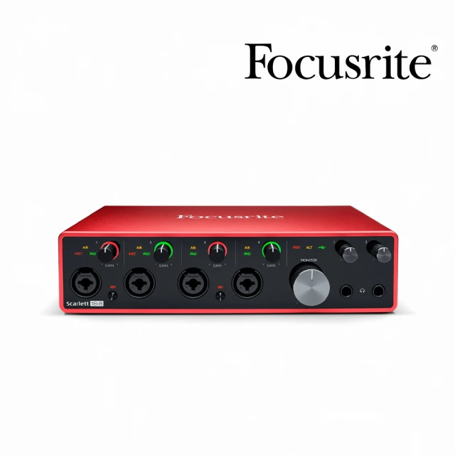 Focusrite Scarlett 18i8 3rd Gen 第三代 錄音介面(原廠公司貨 商品保固有保障)