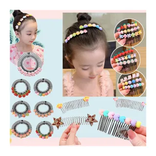 【安朵童舖】現貨卡通碎髮整理神器女童可愛碎髮梳女孩髮梳髮卡髮飾頭飾兒童(017)