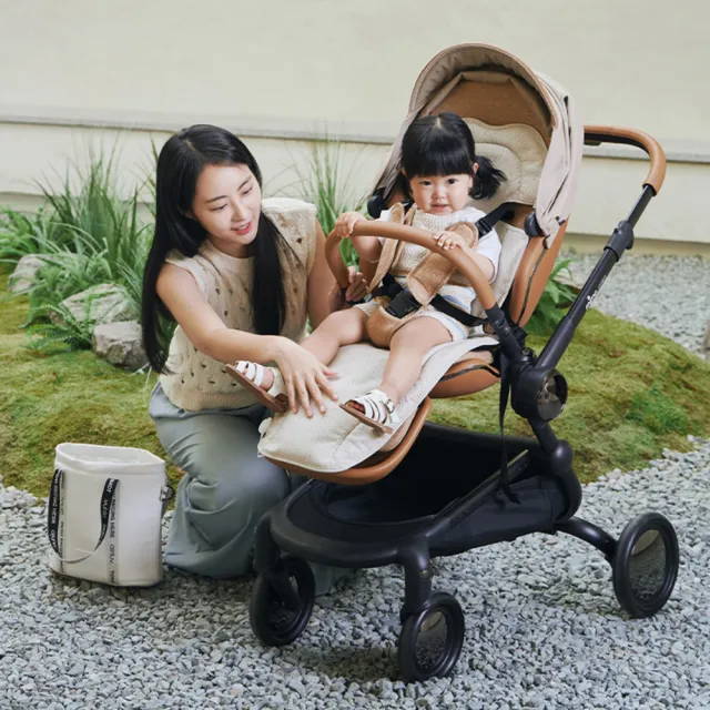 【Poled】AIRLUV4 OREO 智能風扇涼感墊(推車涼墊 汽座涼墊 嬰兒推車坐墊 嬰兒涼墊 韓國 涼蓆 可水洗)