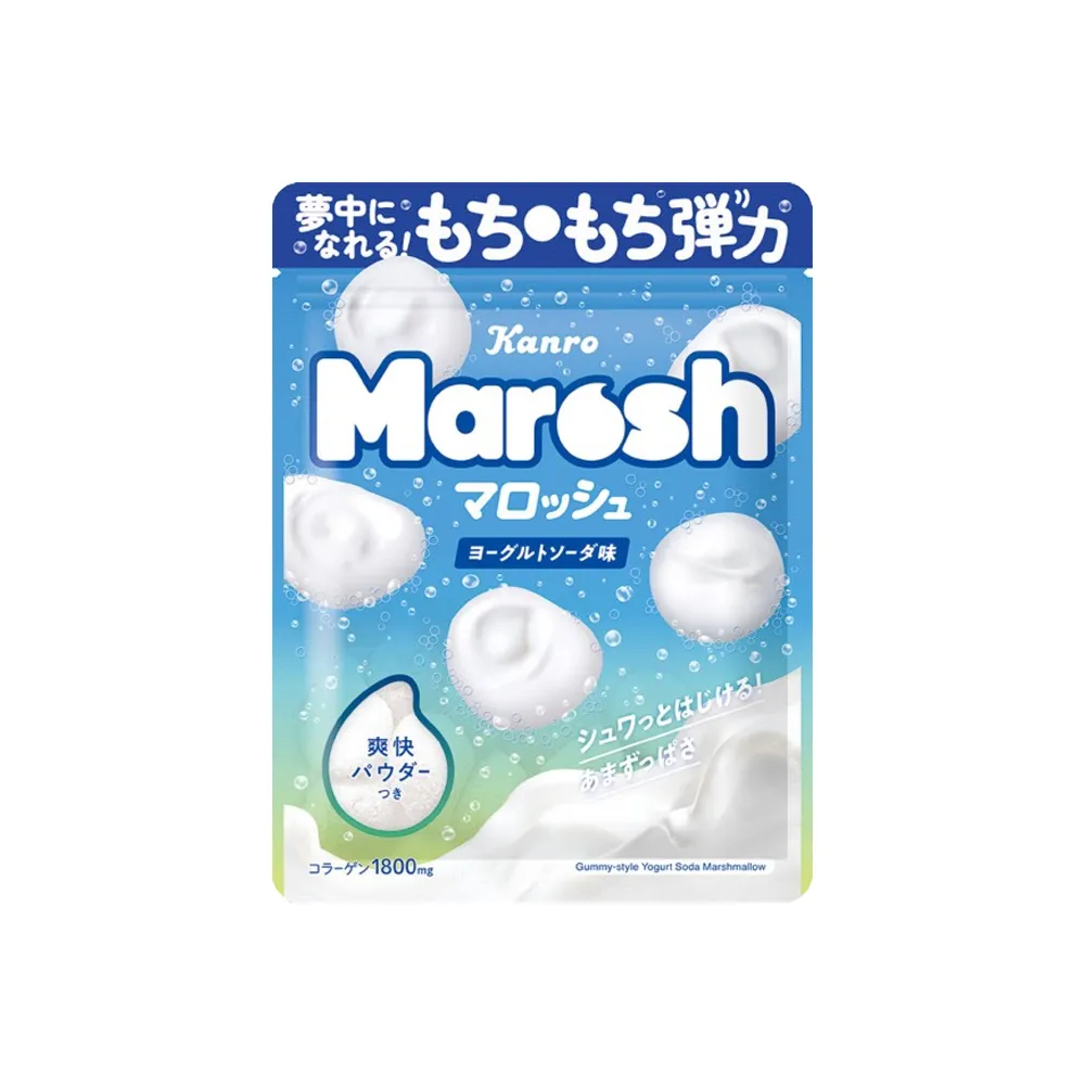 【Kanro 甘樂】Marosh軟糖-乳酸汽水口味(50g)