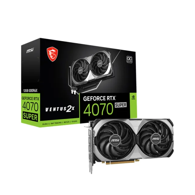 【MSI 微星】微星 MPG A750GF 金牌 750W +微星☆GeForce RTX 4070 SUPER 12G VENTUS 2X OC(組合5-1)