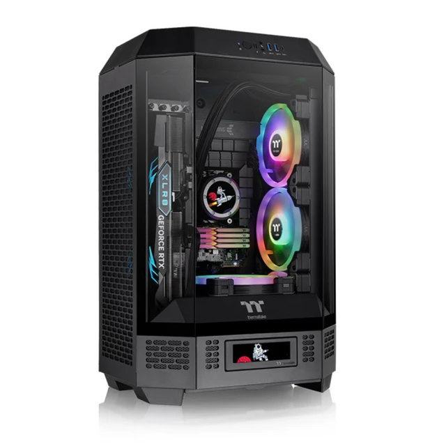 Thermaltake 曜越 The Tower 300 M-ATX 黑色+GF A3 750W 金牌 日系全模組 ATX3.0 PCIE 5.0(組合14-2)