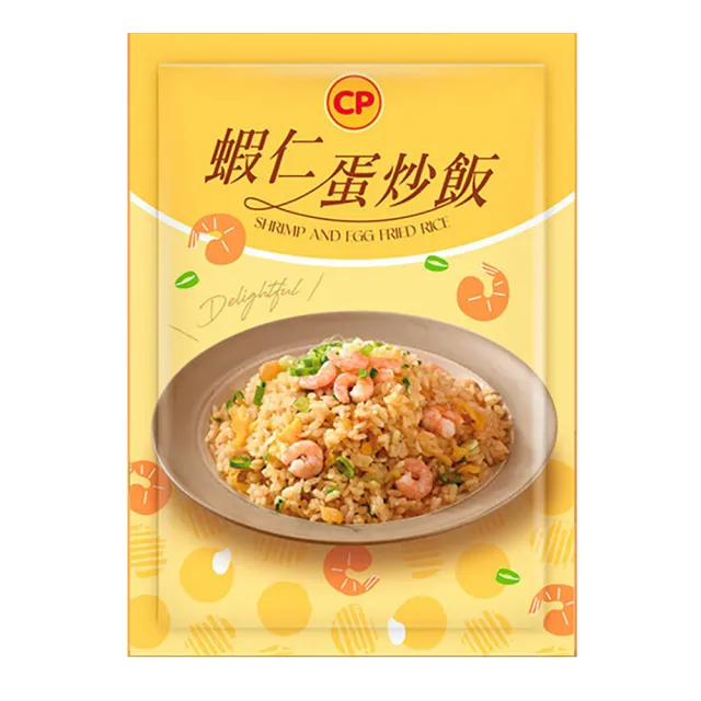 【卜蜂】鮮香四溢 蝦仁蛋炒飯 超值48包組(180g/包_團購.居家料理.露營即食)