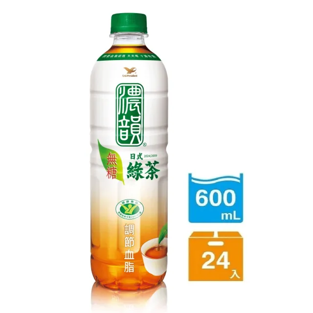 【濃韻】濃韻 600mlx24入/箱(烏龍茶/日式綠茶)