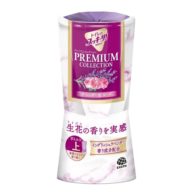 【台隆手創館】日本Earth premium廁所除臭芳香劑400mL(四款任選)