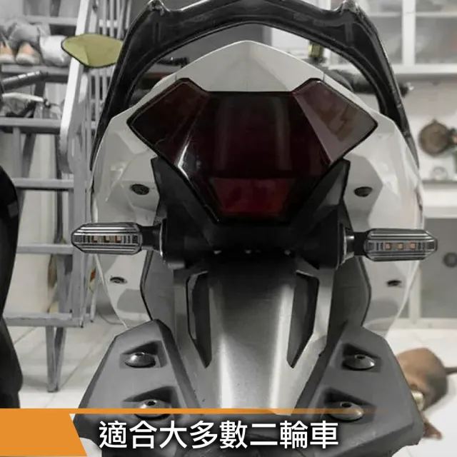 【kurumapop】機車小黃鯊方向燈(一對入)LED轉向警示燈 M8轉向燈 12V方向燈 摩托車方向燈