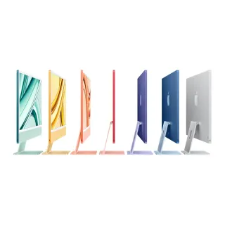 【Apple】S+ 級福利品 iMac Retina 24吋 M3 8核心CPU 10核心GPU 8GB 記憶體 512GB SSD(2023)