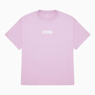 【CONVERSE】ONE STAR TEE 短袖上衣 T恤 男上衣 粉紅色(10026573-A10)