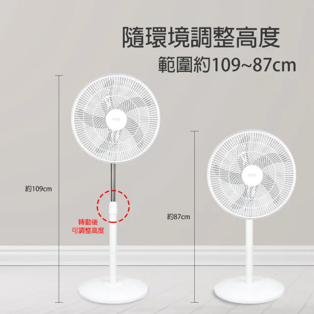 【勳風】16吋導流旋風式電風扇立扇循環扇/HFB-K1162(新型導流網)