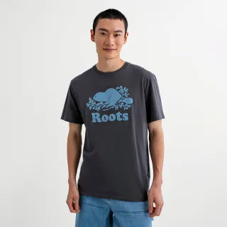 【Roots】Roots男裝- COOPER BEAVER 短袖上衣(灰色)
