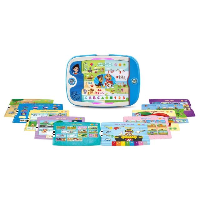 【LeapFrog】汪汪隊學習平板(10 張雙面圖卡插入平板中進行遊戲)