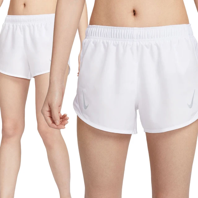 NIKE 耐吉 As Nk Fast Df Tempo Short 女款 白色 有內裡 跑步 運動 短褲 DD5936-100