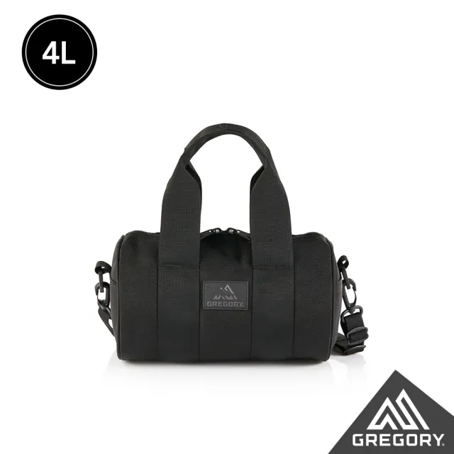 【Gregory】Gregory 4L DRUM BAG MINI 圓筒包 斜背包 黑色子彈 黑 岩紋迷彩 花園油彩(旅行小包 小物包)