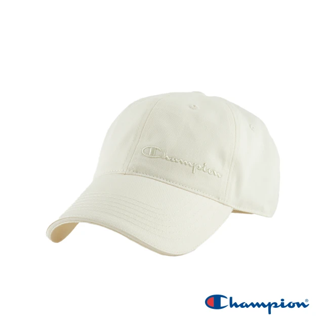 Champion 官方直營-簍空刺繡LOGO撞色棒球帽(褐米