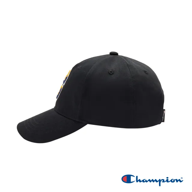 【Champion】官方直營-貼布繡LOGO標棒球帽(黑色)