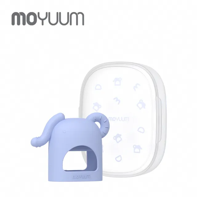 【MOYUUM】韓國 白金矽膠手套固齒器 小小象(多款可選)