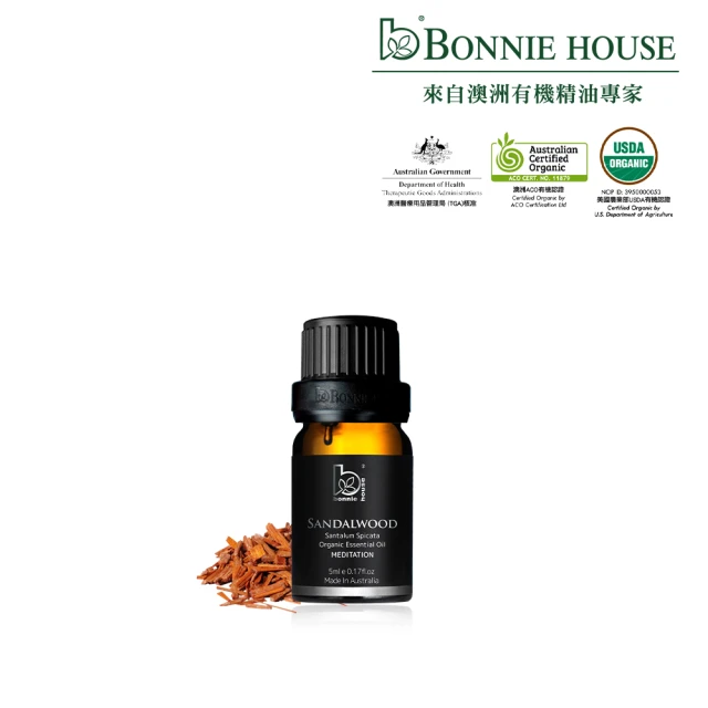 Bonnie House 植享家 雙有機認證 檀木精油5ml