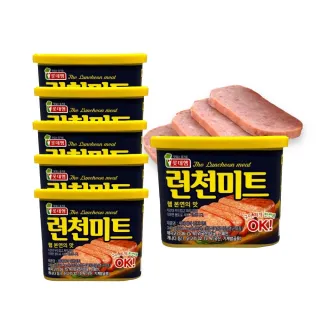 【韓國LOTTE】樂天 午餐肉340gX6罐(#午餐肉 #蛋白質)