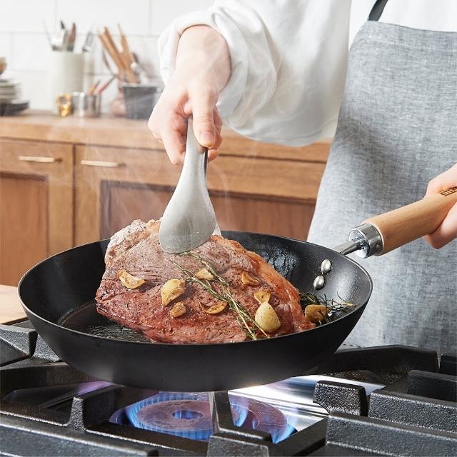 【IRIS】平底鐵鍋 壁厚型26cm SCP-T26(平底鍋 鐵鍋 壁厚型 台灣製造)