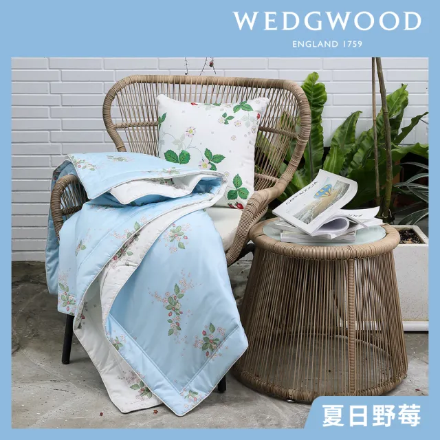 【WEDGWOOD】300織長纖純棉印花涼被-多款任選(單人150x195cm)