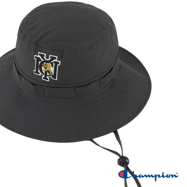 Champion 官方直營-貼布繡紐約C標漁夫帽(黑色)