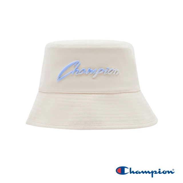 Champion 官方直營-矽膠草寫LOGO標漁夫帽(白色)