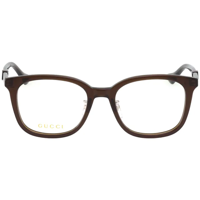 【GUCCI 古馳】光學眼鏡 GG1500OK(咖啡色)