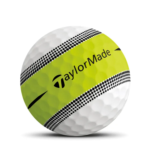 【TaylorMade】Tour Response Stripe Golf Balls 高爾夫球(Multi-4色組合裝｜3層球｜一盒12顆)