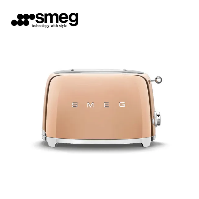 【SMEG】2片式烤麵包機-玫瑰金(TSF01RGUS 公司貨)