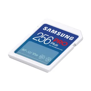 【SAMSUNG 三星】2024 PRO Plus SD 256GB記憶卡 公司貨(單眼 數位相機 攝影機 筆電)
