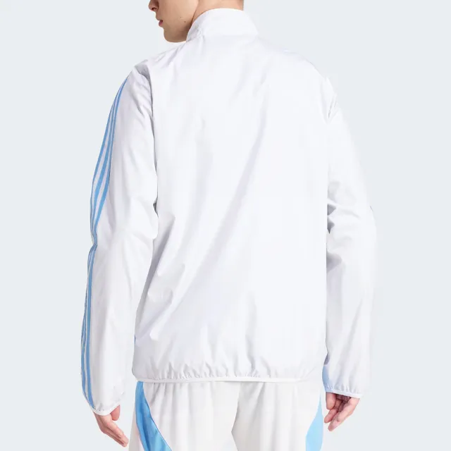 【adidas 愛迪達】Afa Anthm 男款 藍白色 雙面可穿 阿根廷隊 運動 外套 IW0219