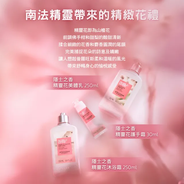 【L’Occitane 歐舒丹】官方直營 隱世之香-精靈花護手霜30ml(保濕)