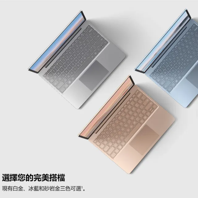 【Microsoft 微軟】A級福利品 Surface Laptop Go 12.4吋 輕薄觸控筆電-冰藍(i5-1035G1/8G/128G/W10S)