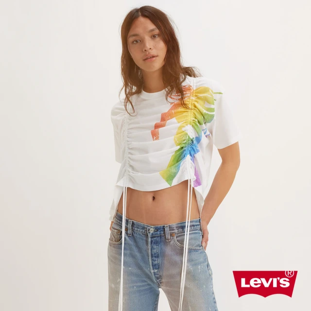 LEVIS 官方旗艦 Pride平權系列 短袖Tee恤 抽繩短袖 男女同款 人氣新品 A7941-0000