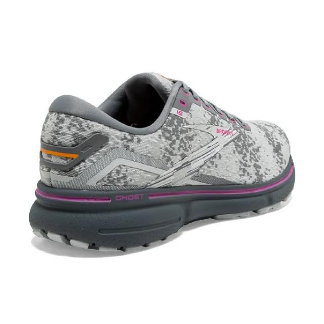 【BROOKS】女鞋 慢跑鞋 避震緩衝象限 GHOST 15 數位迷彩限定款(1203801B147)