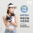 【Mr.U 優先生】冰絲拼接 防曬手套 可觸屏機車手套(防紫外線 UPF50+ 自行車手套 防晒手套)