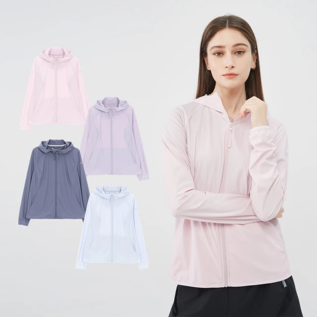 GIORDANO 佐丹奴 女裝 G-MOTION系列 女裝冰涼感抗UV防曬連帽外套(多色任選)