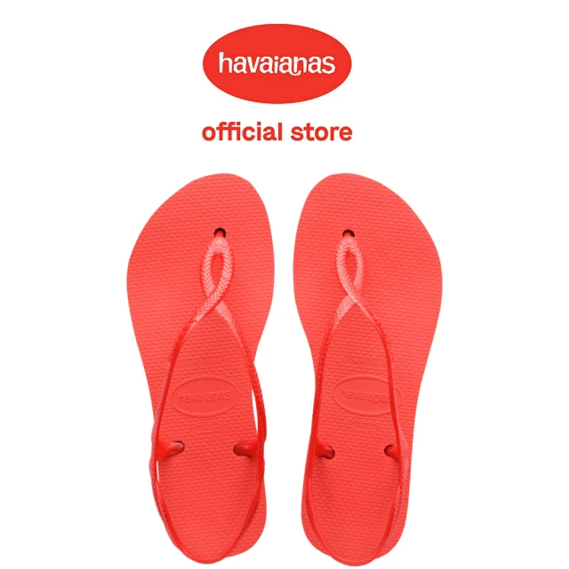 havaianas 哈瓦仕 涼鞋 女鞋 拖鞋 夾腳拖 Luna Flatform 紅 4148600-1256W(哈瓦士)