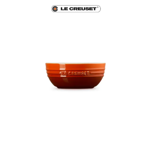 【Le Creuset】瓷器韓式湯碗14cm(火紅辣椒)