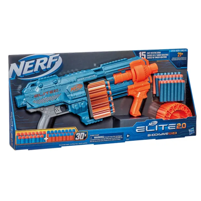 【ToysRUs 玩具反斗城】NERF 菁英系列 爆震波 RD15(戶外玩具 射擊玩具 軟彈槍)